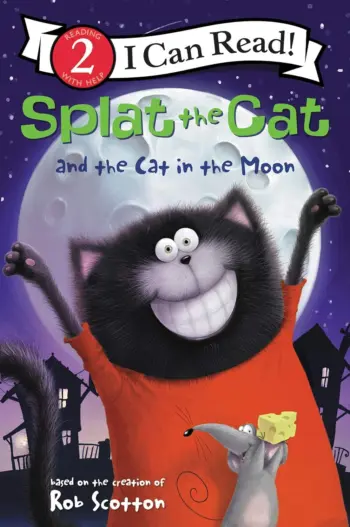 Splat the Cat and the Cat in the Moon book cover