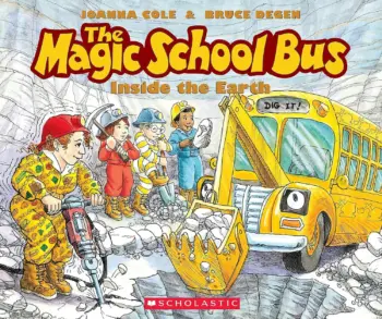 The Magic School Bus Inside the Earth book cover