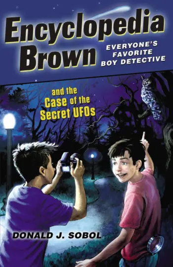 Encyclopedia Brown and the Case of the Secret UFO book cover
