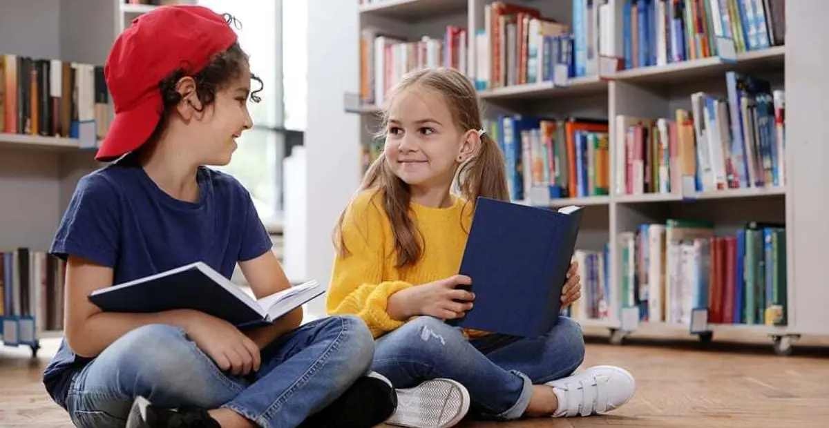 Bigstock Cute Little Children Reading B 327859711