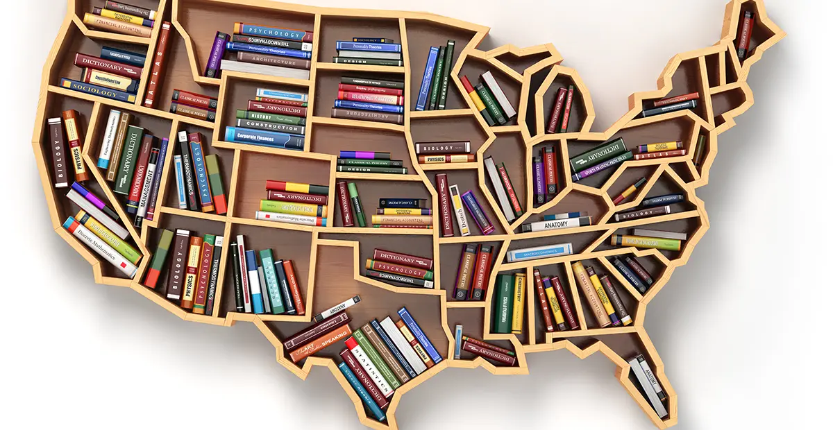 USA Bookshelf