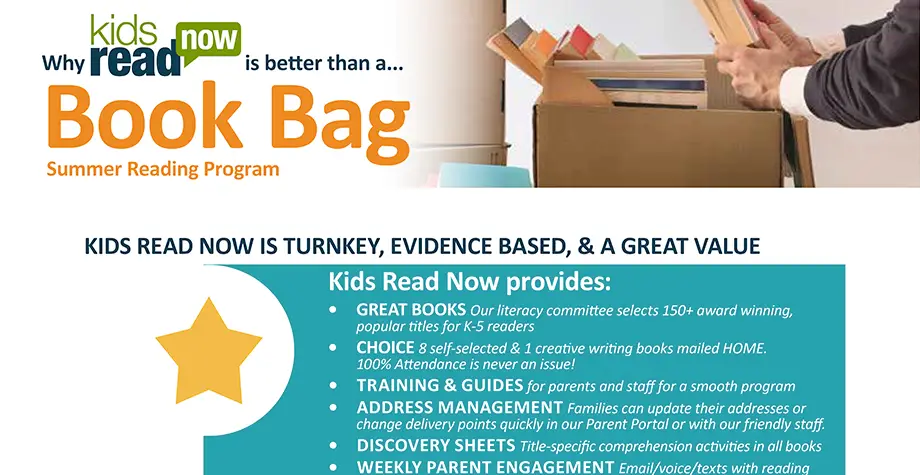 Compare & Contrast a Summer Book Bag to In-Home Summer Reading Program - Kids Read Now