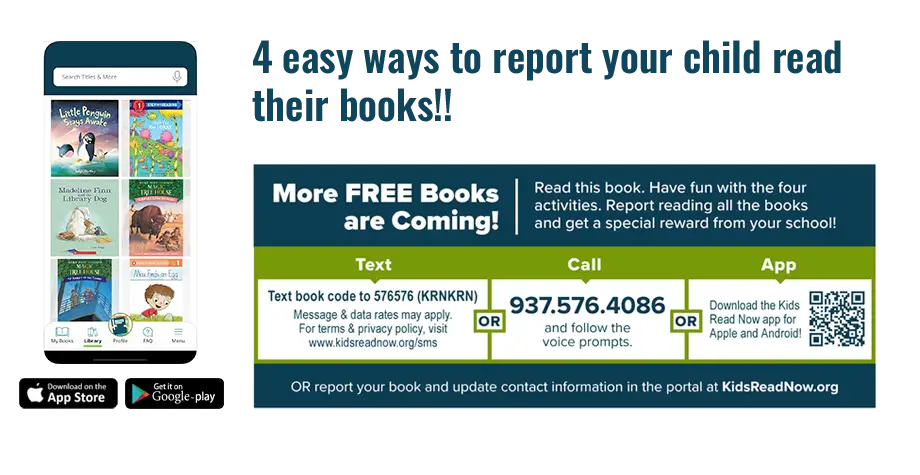4 easy ways to report your child read their book - Kids Read Now