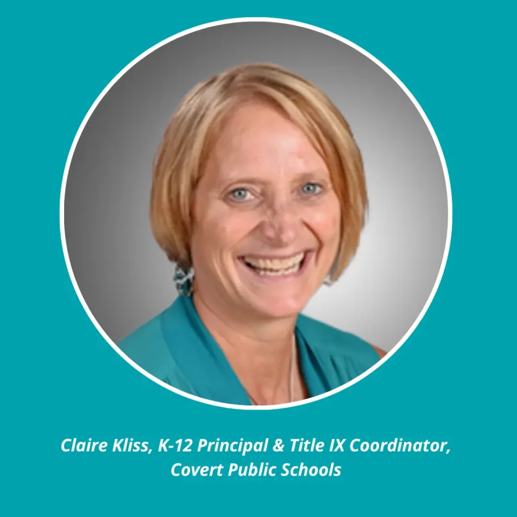 Claire Kliss, K-12 Principal, Covert Public Schools