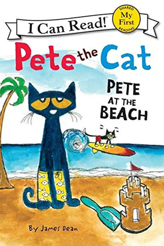 Pete the Cat: Pete At the Beach - 10 Most-Loved Books for Emergent Readers - Kids Read Now
