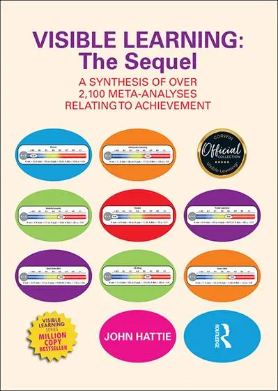 Visible Learning The Sequel book cover - caregiver support - Kids Read Now